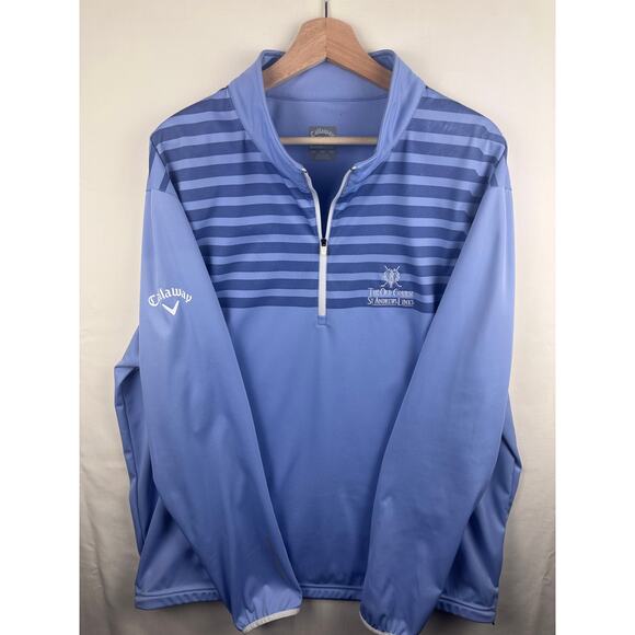 Callaway x Old Course at St. Andrews WeatherSeries Men's Size 2XL Quarter Zip - Picture 4 of 9